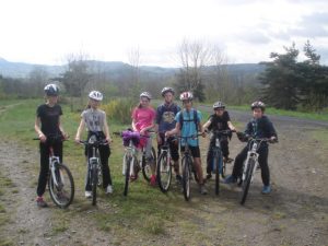 stage escalade et VTT en haute loire